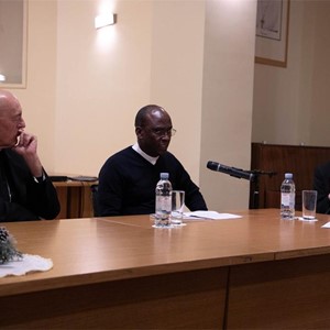 Posjet nuncija Lingue i don Marca Bigirindavyija zagrebačkoj Bogosloviji